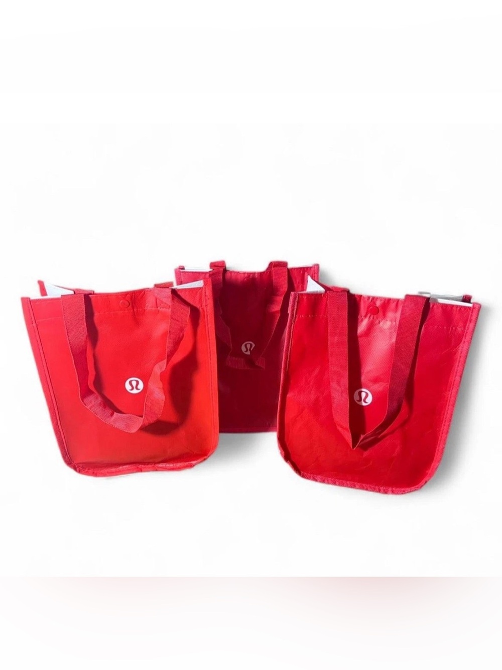 Lululemon Small Reusable Shopping Bags Lot Of 3